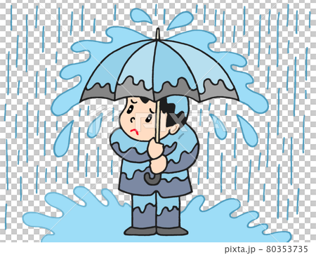 土砂降り・豪雨 80353735