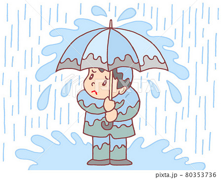 土砂降り・豪雨 80353736