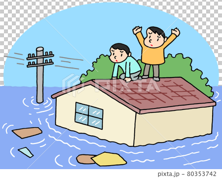 Large-scale flood / flood 80353742