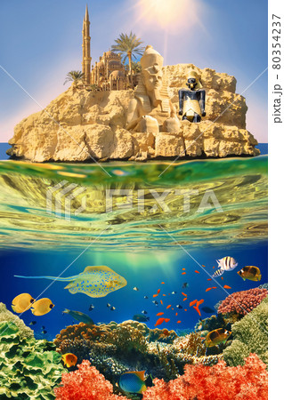 Collage about Sharm El Sheikh Collage about Sharm El Sheikh 80354237