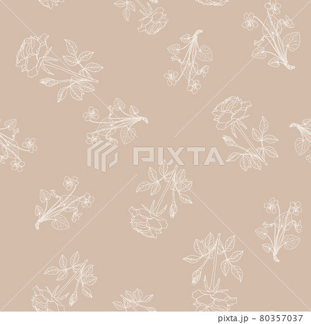 Seamless pattern with magnolia grandiflora Seamless pattern with magnolia grandiflora 80357037