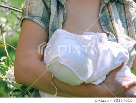 Mother feeding breast Mother feeding breast 80357610
