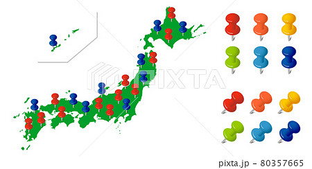 日本地図 選挙 全国 日本 地図 全国 マップのベクターアイコンイラスト素材のイラスト素材