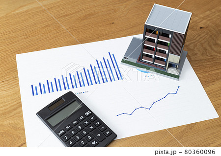 マンションとグラフ 80360096