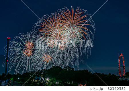 西武園花火大会2021　コロナ禍開催 80360582