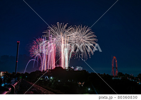 西武園花火大会2021　コロナ禍開催 80360830