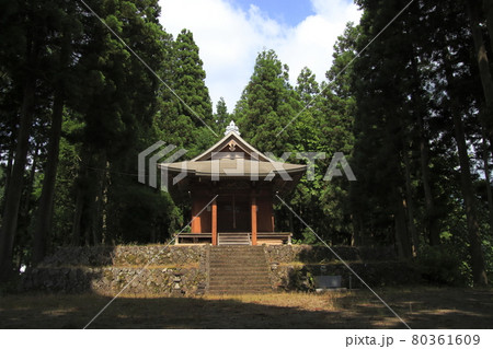 稲見神社にて(新潟県南魚沼市) 稲見神社にて(新潟県南魚沼市) 80361609