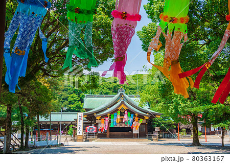 真清田神社、織物業の繁栄を願う七夕まつり〈愛知県一宮市〉 80363167