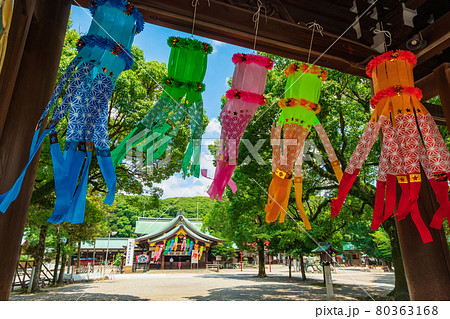 真清田神社、織物業の繁栄を願う七夕まつり〈愛知県一宮市〉 80363168