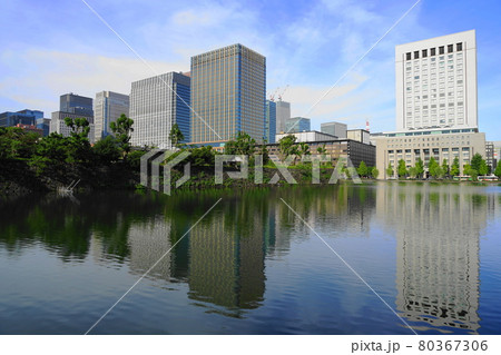 7月　千代田204日比谷濠と日比谷通り 80367306