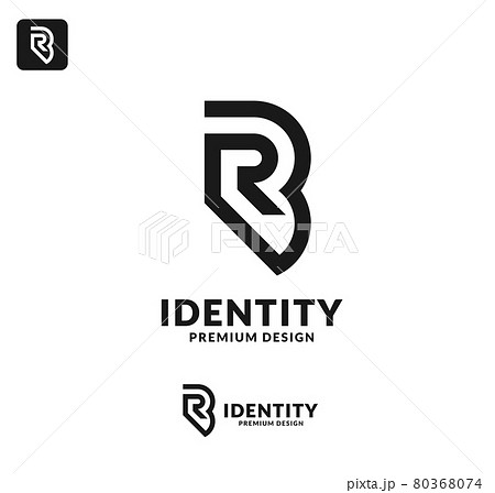 Initial rb letter logo vector illustration Initial rb letter logo vector illustration 80368074