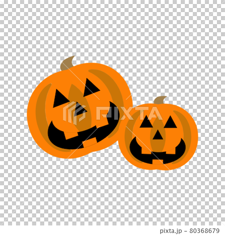 かわいいハロウィンかぼちゃのイラスト かわいいハロウィンかぼちゃのイラスト 80368679
