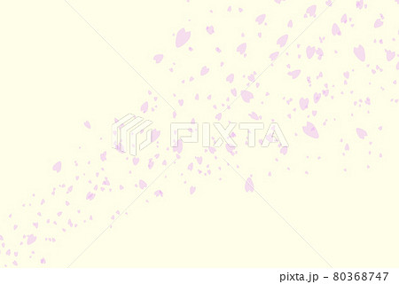 春イメージ 桜吹雪の背景素材のイラスト素材