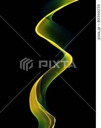 ライン　曲線　アブストラクト 80369259