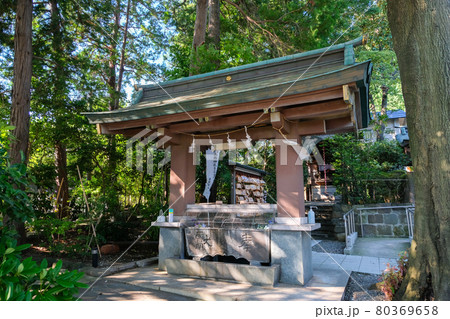 東京都世田谷区 下北沢 北澤八幡神社 手水舎 東京都世田谷区 下北沢 北澤八幡神社 手水舎 80369658