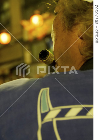 【夏祭り】遠野祭り　岩手県　遠野市　しし踊り　鹿舞　祭り 80370102