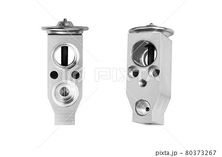 air conditioner valve on white background 80373267