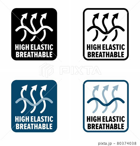 High Elastic Breathable vector information sign High Elastic Breathable vector information sign 80374038