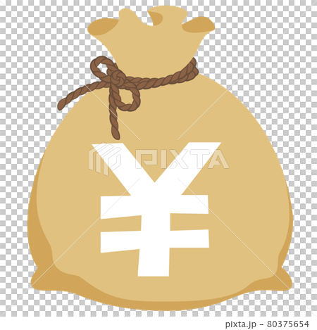 現金袋 イラスト素材 現金袋 イラスト素材 80375654