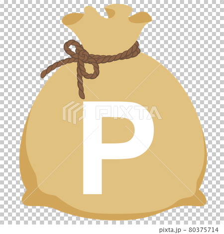 現金袋 イラスト素材 現金袋 イラスト素材 80375714