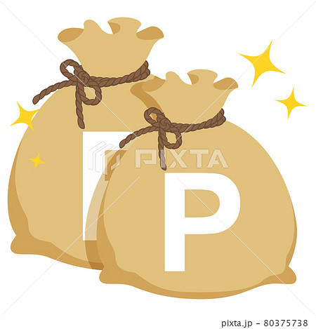 現金袋 イラスト素材 現金袋 イラスト素材 80375738