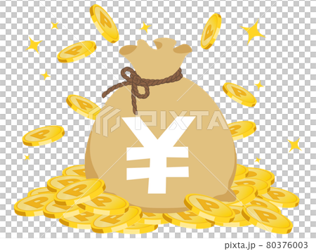 錢袋插畫素材 80376003