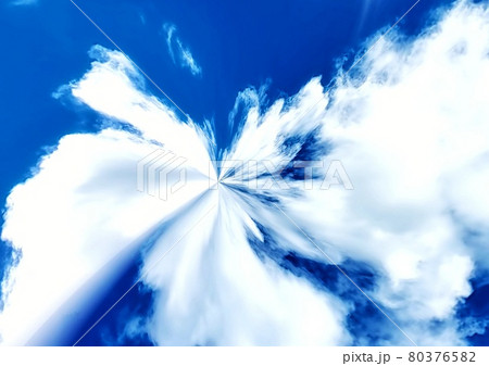 雲の渦のイラスト 80376582