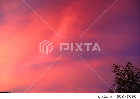朝焼空 80378090