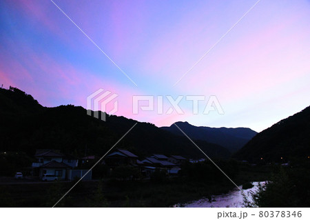 朝焼空 朝焼空 80378346