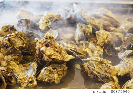 蒸し牡蠣 蒸し牡蠣 80379940
