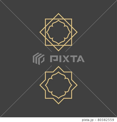 Geometric arabic ornamental symbols template Geometric arabic ornamental symbols template 80382559