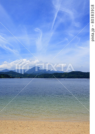 周防大島_夏の海と空 周防大島_夏の海と空 80383918