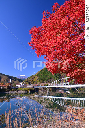 紅葉の丹沢湖 紅葉の丹沢湖 80385242