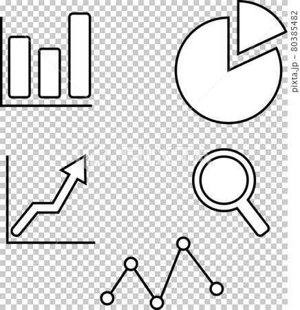 Web-compatible line icons Analysis Web-compatible line icons Analysis 80385482