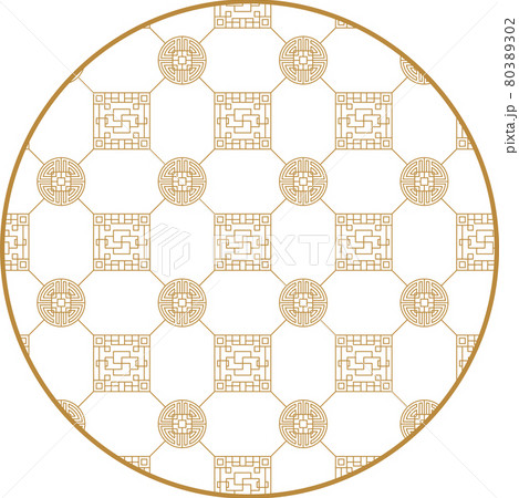 Chinese decoration elements. Frame, border or tiles with patterns. Chinese decoration elements. Frame, border or tiles with patterns. 80389302