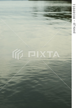 キャンプ場からの散歩道 海 ビーチ 海面 さざ波 キャンプ場からの散歩道 海 ビーチ 海面 さざ波 80389951