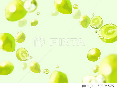 水々しいシャインマスカットの背景素材 80394575