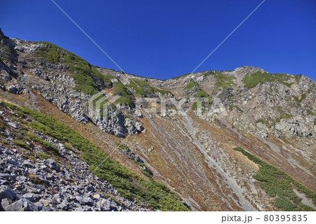 秋の悪沢岳から赤石岳縦走登山 秋の悪沢岳から赤石岳縦走登山 80395835
