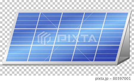Illustration of a solar panel 80397001