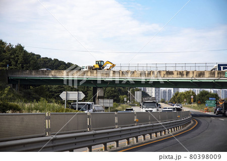 桟橋 車線 手すり 80398009
