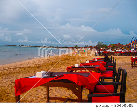 Balinese Jimbaran beach famous for it's perfect sea food restaurants Balinese Jimbaran beach famous for it's perfect sea food restaurants 80400089