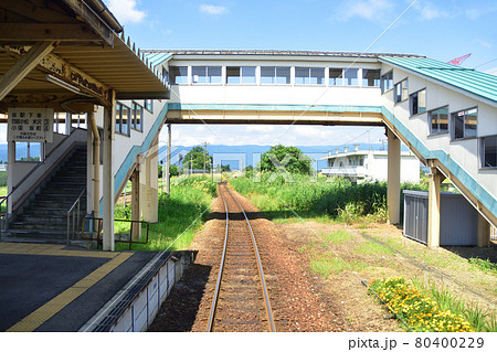 2020年夏の山形鉄道フラワー長井線と車窓からの風景 2020年夏の山形鉄道フラワー長井線と車窓からの風景 80400229