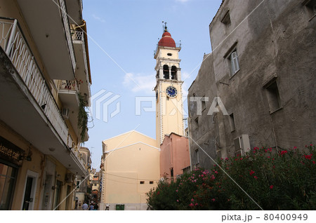 Island Corfu, city of Corfu, Ionian sea, Greece Island Corfu, city of Corfu, Ionian sea, Greece 80400949