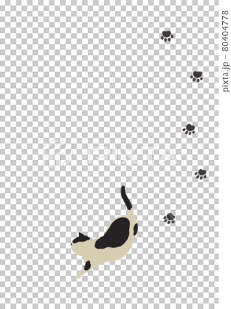 Walking cat-Brindle cat Walking cat-Brindle cat 80404778