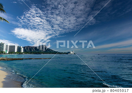 海外旅行 ハワイの風景 ハワイ観光 ワイキキの写真素材