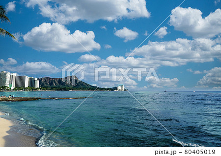 海外旅行 ハワイの風景 ハワイ観光 ワイキキの写真素材