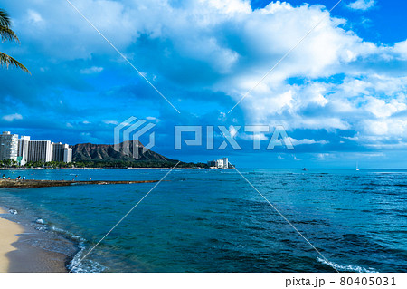 海外旅行 ハワイの風景 ハワイ観光 ワイキキの写真素材