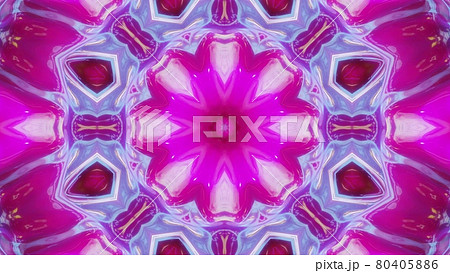 Stylish 3D abstract bg with wavy structure. Liquid symmetrical purple pattern like kaleidoscope with waves of brilliant liquid glass with beautiful gradient colors. 3d render. Stylish 3D abstract bg with wavy structure. Liquid symmetrical purple pattern like kaleidoscope with waves of brilliant liquid glass with beautiful gradient colors. 3d render. 80405886