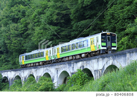 夏の只見線 80406808