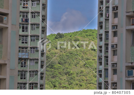 Apartment block in Hang Hau, Hong Kong 11 July 2021 Apartment block in Hang Hau, Hong Kong 11 July 2021 80407305